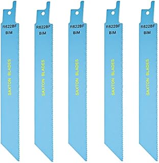5X Saxton 150mm Reciprocating Sabre Saw Metal Blades R622BF fits Bosch, Dewalt Makita