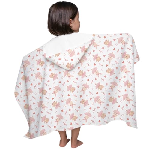 Toalha Capuz Banho Infantil Criança Algodão Felpuda Menino Estampa Ballet Balé