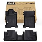 VIWIK Floor Mats for Honda Accord 2013 2014 2015 2016 2017, Automotive All Weather Car Mats for 2013-2017 Accord TPE Rubber Floor Liners Front & Rear Non-Slip Odorless