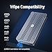 40Gbps NVMe Enclosure,V VCOM M.2 NVMe SSD Enclosure, Aluminum Alloy External NVMe Enclosure Support Size 2280 M&B+M-Key,Compatible with Thunderbolt 3/4,USB4/3.2/3.1/3.0/2.0