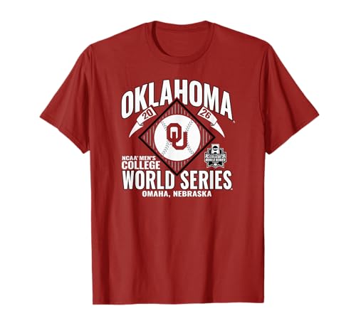 Oklahoma Sooners College World Series 2026 CWS Baseball T-Shirt