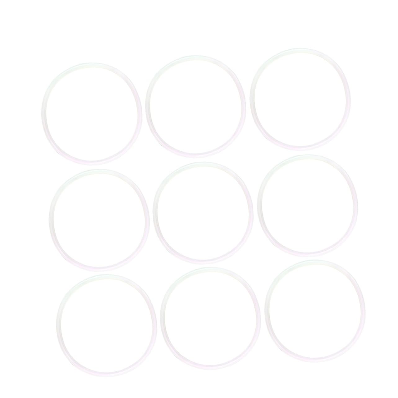 GRIRIW 10pcs Silicone Sealing Ring Plus Leakproof Rings Sealing Rings Juicer Rings Silicone Rings White
