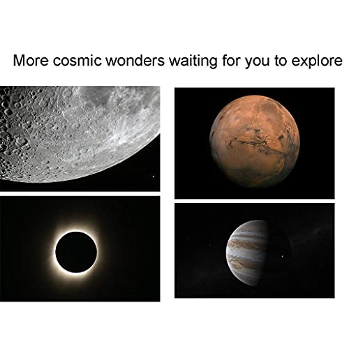 Telescopio astronómico refractor de 700 mm con trípode y soporte para smartphone miniatura 5