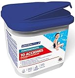 -Nº Registro: 21-60-10933 Mugar - Cloro10 Acciones ASTRALPOOL de Disolución Lenta y Continua 5kg - Tratamiento Multiacción - Especial Gresites y Filtros de Arena-