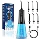 SURFOU Munddusche Kabellos Water Flosser, Elektrische Zahnseide Oral Irrigator for Teeth Zahndusche Wasser Zahnreiniger,Zahnzwischenraumreiniger Elektrisch Wasserflosser für Zähne