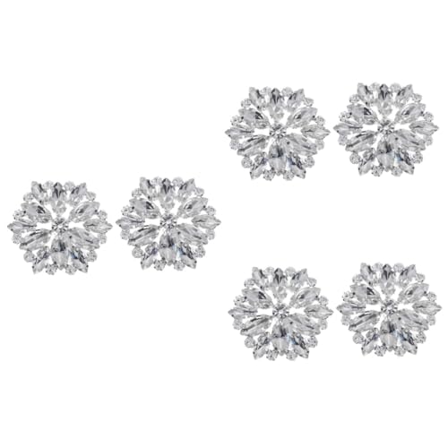 Boucle de bijoux de chaussure d'un raffinement extrême en alliage silver éclatant