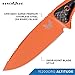 Benchmade - 15200ORG Altitude Knife, Drop-Point Blade, Plain Edge, Orange G10 Handle