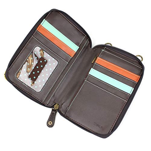 Image of CHALA Wallet Crossbody Cell Phone Purse - Women Faux Leather Multicolor Handbag with Adjustable Strap
