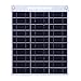 Tragbares Solar Ladegerät 30W / 5V mit Dual USB Anschluss Polysilizium Kompaktes Solarpanel Telefon Energienbank Ladegerät für Kampierendes Wandern