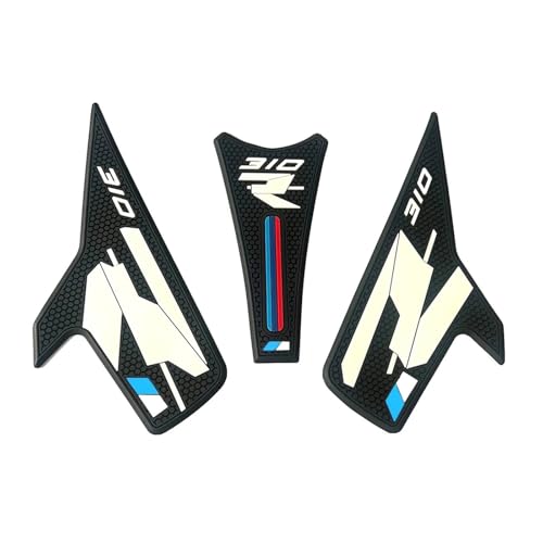 Autocollants Réservoir Moto G310R 2021 : Grip Antidérapant Noir