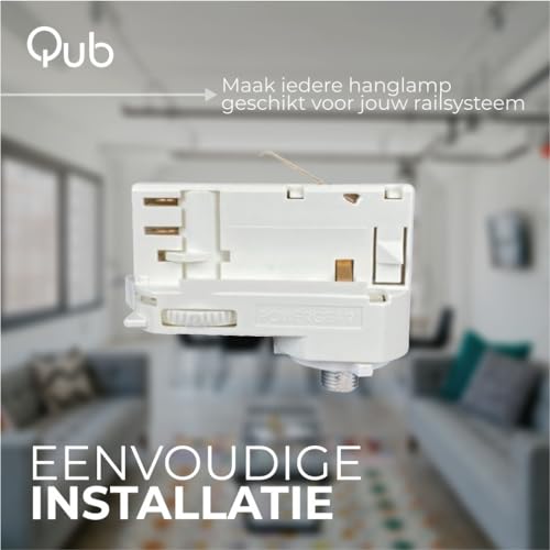 Adaptateur pour rail d’alimentation triphasé Beneito Faure BF3371-V2 blanc - 5
