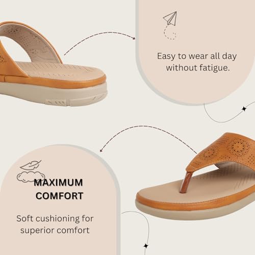 Image of TRASE Slippers for Women Stylish Flat | Lightweight Comfortable Slip-On Sandals for Women | Ladies Footwear for All Day Comfort