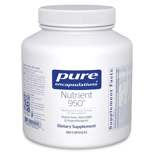 Pure Encapsulations Nutrient 950 | Multivitamin Mineral Supplement to Support Physiological Functions and a Healthy Lifestyle* | 180 Capsules