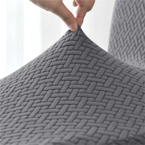 Funda elástica de jacquard con aberturas laterales para sillón reclinable 6