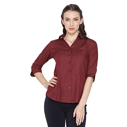 Image of Blue RoninWomen Stylish Western Official Formal Shirts for Women Regular fit Shirts for Women