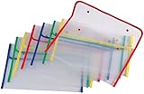 Miles Kimball Fabric Edged Clear Plastic Envelopes
