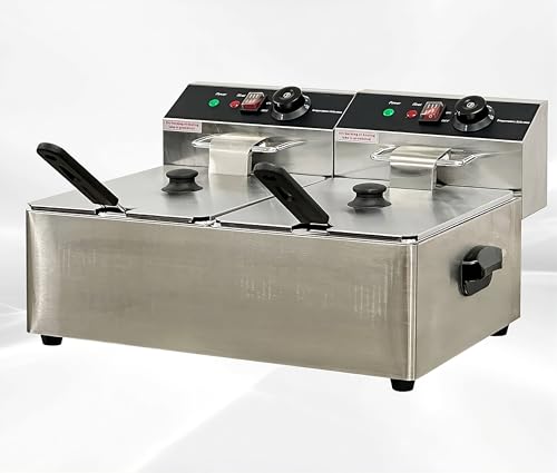 Commercial Electric Countertop Deep Fryer, 12L ETL