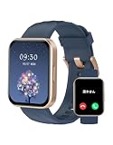 RUIMEN スマートウォッチ iPhone アンドロイド 対応 通話機能付き Smart Watch 1.85インチ大画面 レディース メンズ 腕時計 100+種類運動モード ゲーム 生理周期管理 Gmail/着信＆メッセージ通知 スマホ探す 天気予報 音楽制御 長持ちバッテリー ストップウォッチ 目覚まし時計 技適認証済み