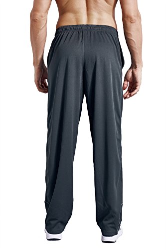 image for ZENGVEE Men's Sweatpant with Pockets Open Bottom Athletic Pants for Jo