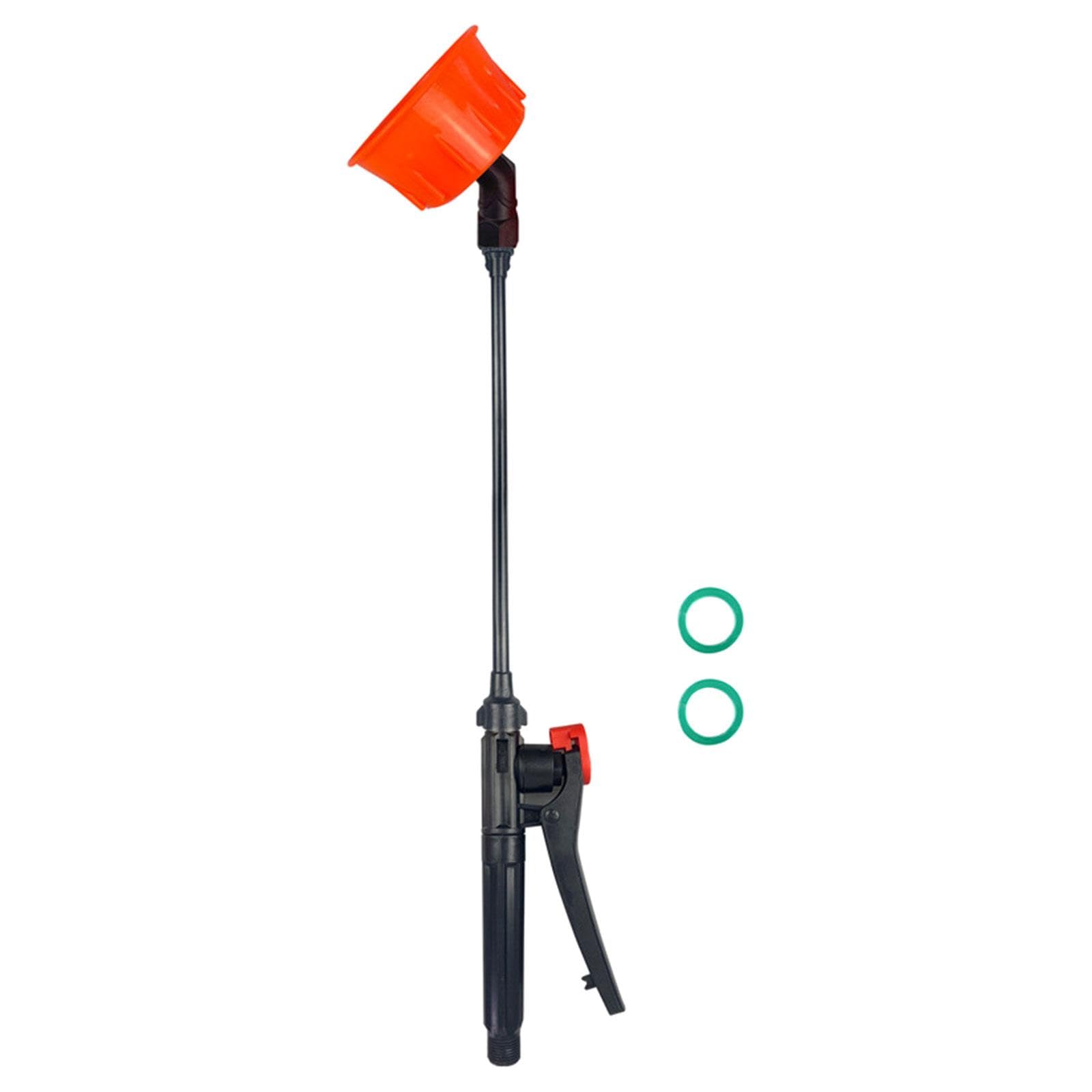 Retractable Sprayer Rod Watering Wand Adjustable Telescopic Watering Can Sprayer Extension Rod for Outdoor Garden Watering Hanging Plants, Fixed 50cm 8Hole