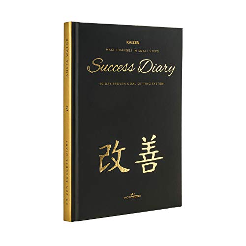 KAIZEN SUCCESS DIARY - 3 month undated daily goal journal, the BEST planner for productivity gratitude and happiness - 6,6