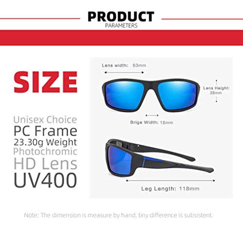 Sports Polarized Sunglasses for Men Women UV Protection Outdoor Cycling Driving Fishing Glasses4