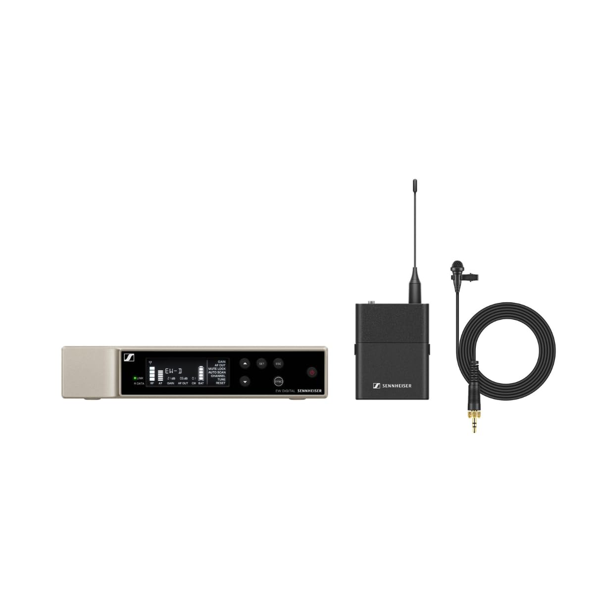 EW-D ME2 Lavalier Microphone Set, Black, XLR, 56 MHz Bandwidth