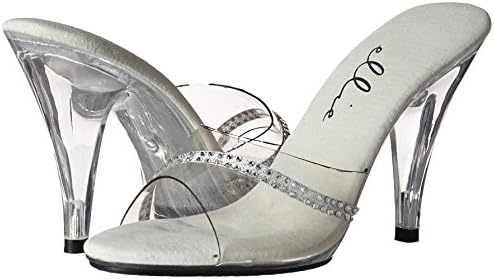 Ellie Shoes Women's 405-jesse Dress Sandal, Clear, 8 M US | Image 6