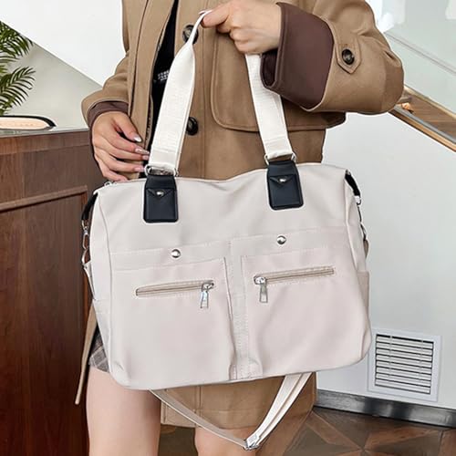 Sac à main quotidien robuste avec grande capacité et compartiments zippés - 4