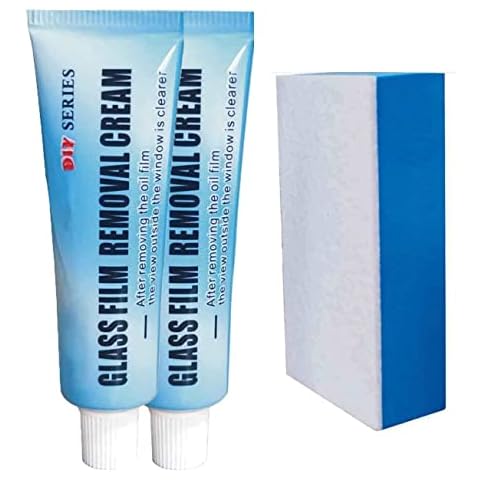 Car Glass Oil Film Cleaner,Glass Oil Film Remover for Car,Oil Control Film,Glass Oil Film Cleaner,Glass Oil Film Remover (2) Cover