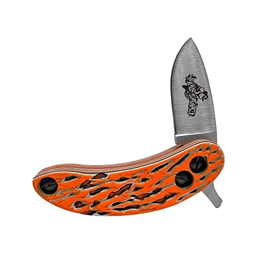 L.T. Wright Woods Monkey Banana Peel Modular Friction Folder Knives (Orange/White/Black 3/8 G10, Jigged, AEB-L, Drop Point, Flat)