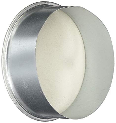 FIREFIX A130/K FAL Ofenrohrkapsel/Wandfutterdeckel, ø 130 mm - für 0,6 mm Starke Ofenrohre, Silber