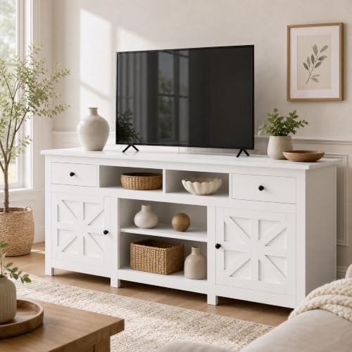 YITAHOME TV Stand for 75/80 Inch TV, Entertainment Center
