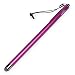 BoxWave EverTouch Slimline Capacitive Stylus for iPad - Apple iPad Touch Screen Stylus w/ Thinner Barrel and Finer Point Ultra Durable FiberMesh Woven Fabric Tip for Ultra Responsive, Smoother Glide, and Increased Accuracy (Rose Pink)