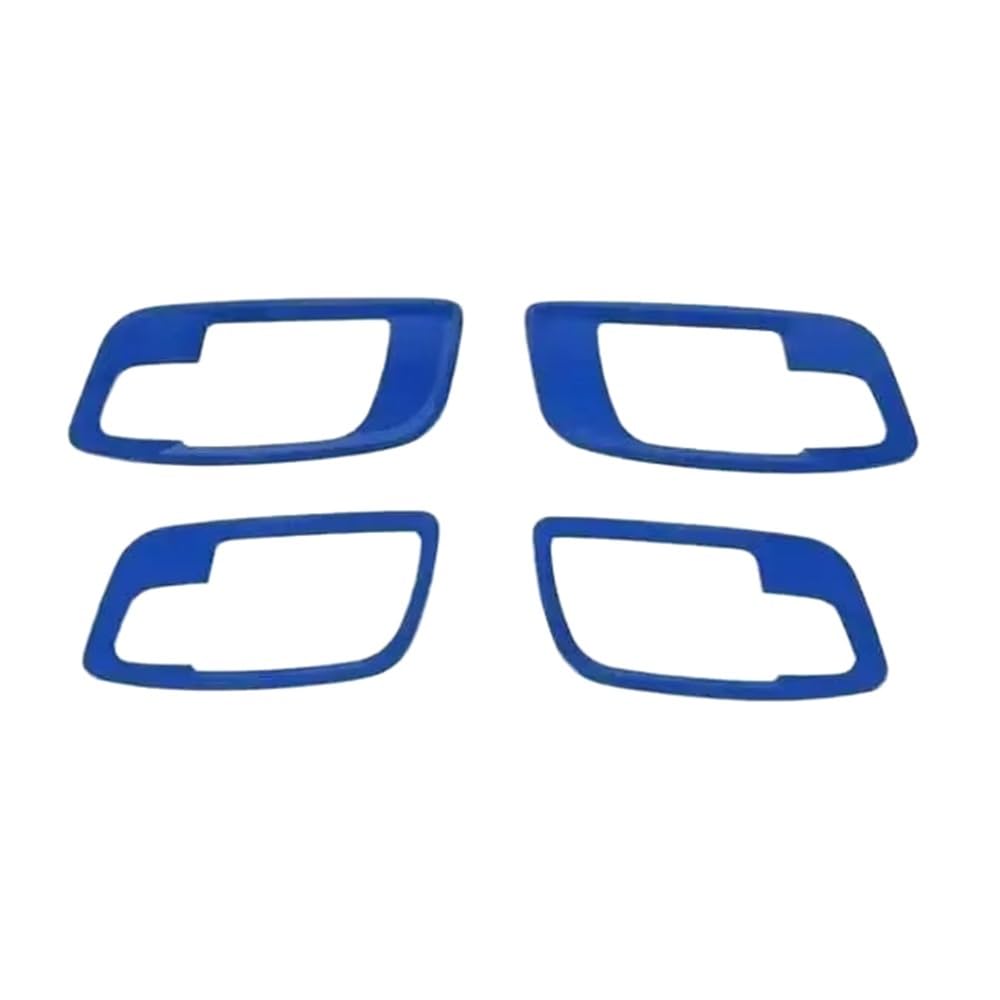 Car Inner Door Handle Bowl Decoration Cover Stickers for for Chrysler 300C 2011-2022 Interior Accessories Interior Trim Decal Decoration Accessories(Blue)