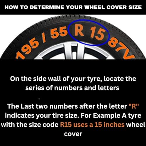 Image of by Prigan Wheel Cover for Linea 15 Inch Silver Black Wheel Cap (Available in 13,14,15,16 Inch) (Set of 4 Pcs) (Press Fitting) Model- Drive Silver Black-15