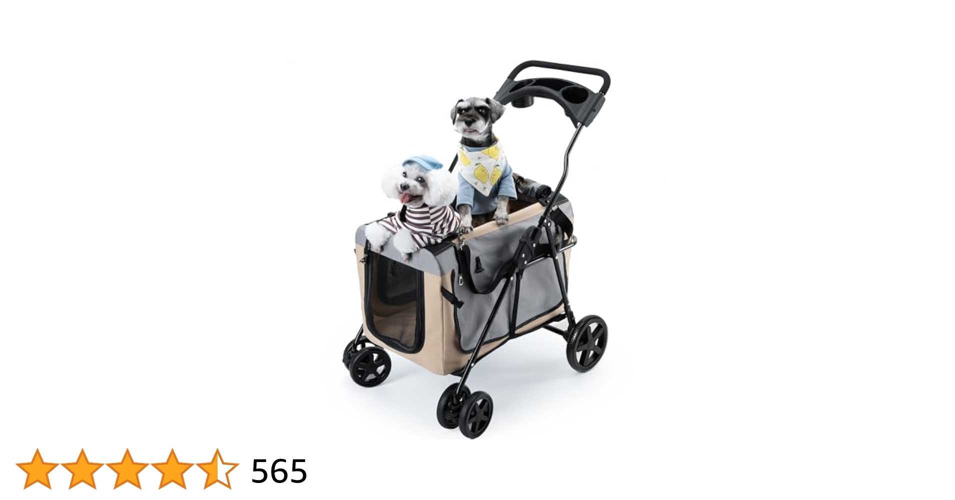 Amazon.co.jp: Pandaloli ペットカート 犬 バギー ベビーカー