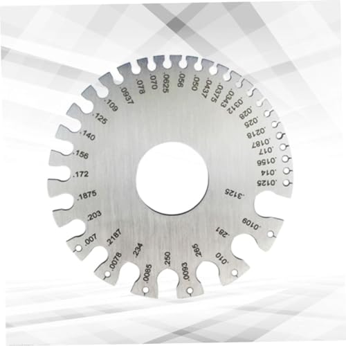 OUNONA Calibrador de espesor de metal de acero inoxidable, alta precisión, herramienta portátil para inspección miniatura 3