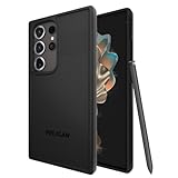 Pelican Protector - Samsung Galaxy S24 Ultra Case [6.8”] [16ft MIL-STD Drop Protection] [Wireless Charging] Phone Case for Samsung Galaxy S24 Ultra - Slim, Rugged Cover with Anti Scratch Tech - Black