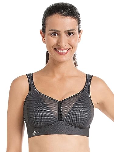 Anita Damen Sport-bh Air Control Deltapad Sport BH, Anthrazit, 80F EU