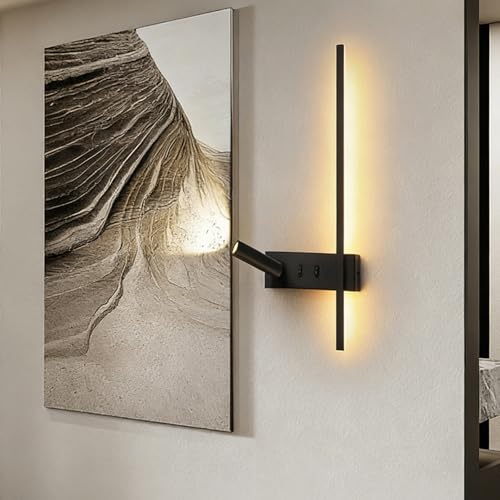 Iluminación de pared moderna para lectura nocturna en dormitorios y hoteles