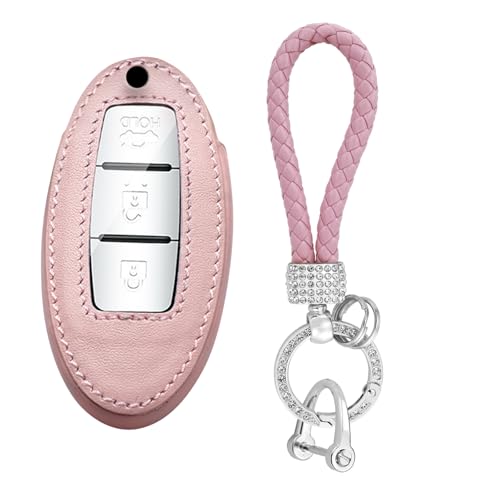 Boîtier de clé cassé Nissan protection étui cuir durable