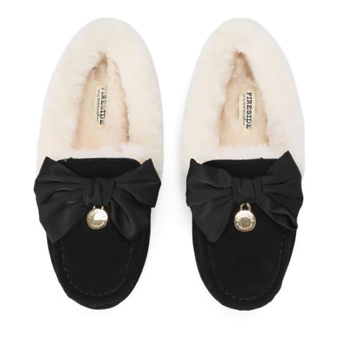 Image of Fireside By Dearfoams Women's Mel Shearling Moccasin