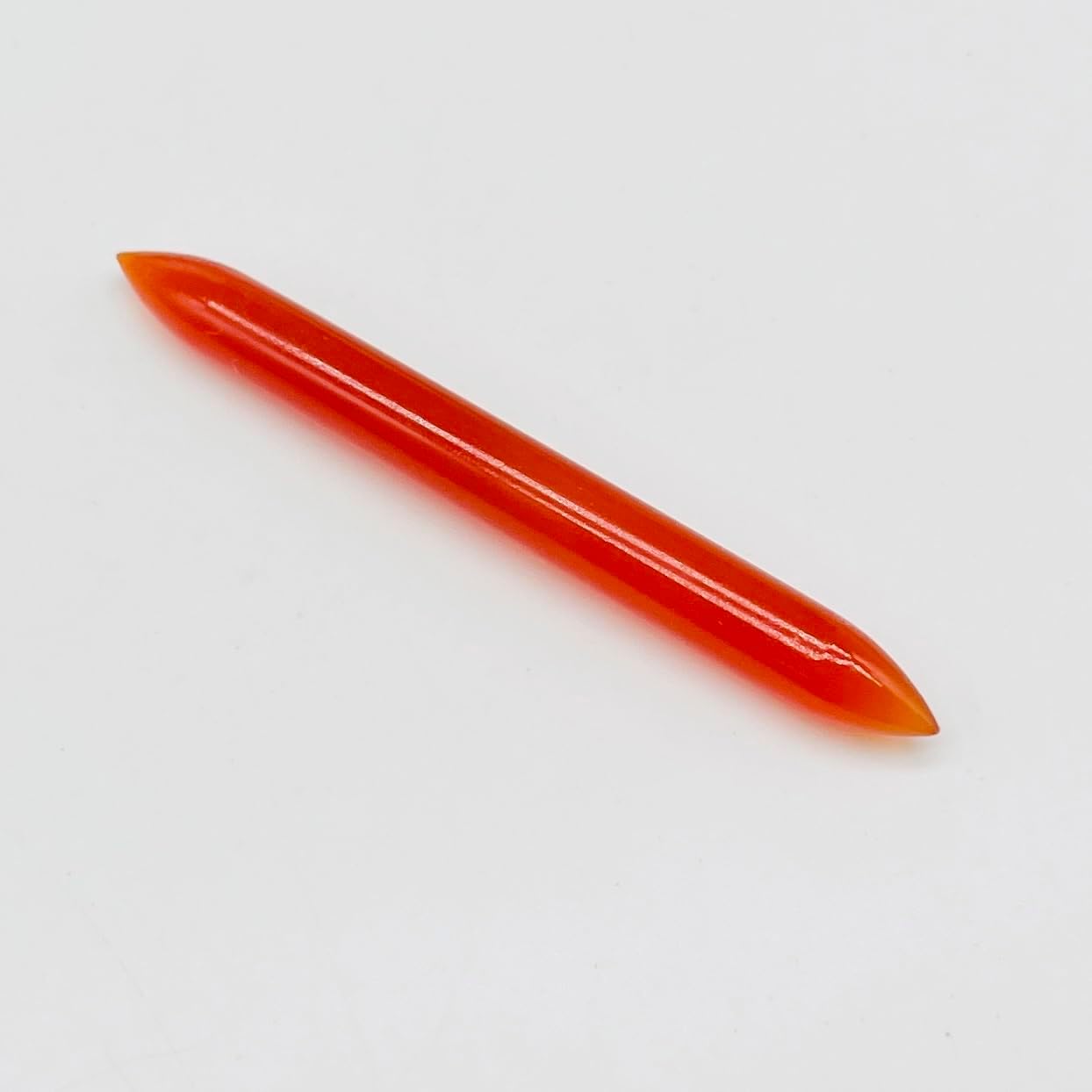 Natural Red Onyx Gemstone Tribal Septum Spike Tusk | Handmade Stone Body Piercing Jewelry | Organic Septum Pincher for Men & Women