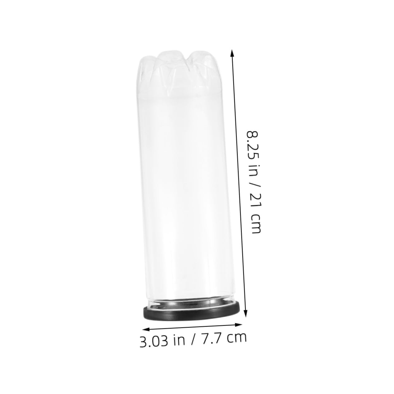 6 pièces Boîte de Rangement Transparente pour Balles de Tennis avec Couvercle Noir Lot de Tubes PVC Durables pour Stockage et Organisation Intérieure et Extérieure