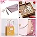 Sureio 30 Pcs Pink Bow Keychains Party Favors Bowknot Key Chains for Women Team Cheer Preppy Coquette Birthday Gifts
