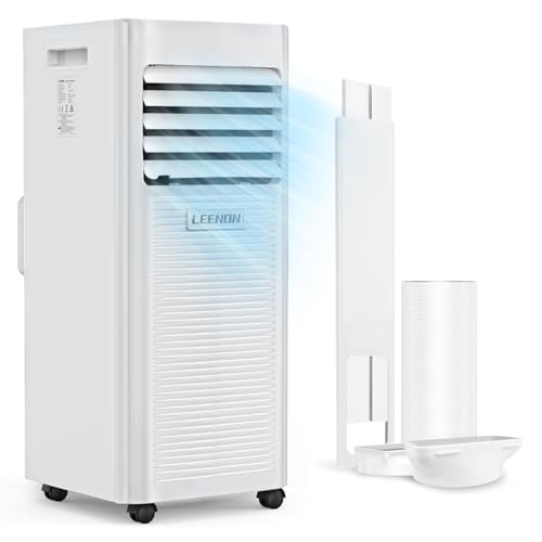 9000 BTU Aire Acondicionado Portátil 3 en 1 Aire Climatizador Deshumidificador e Ventilador, Control Remoto, Temporizador 24H, Modo Sueño e Incluye Kit Ventana, Ar Condicionado para Hogar y Oficina