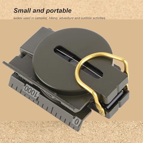 Brújula Compacta de Aleación de Aluminio para Camping miniatura 7