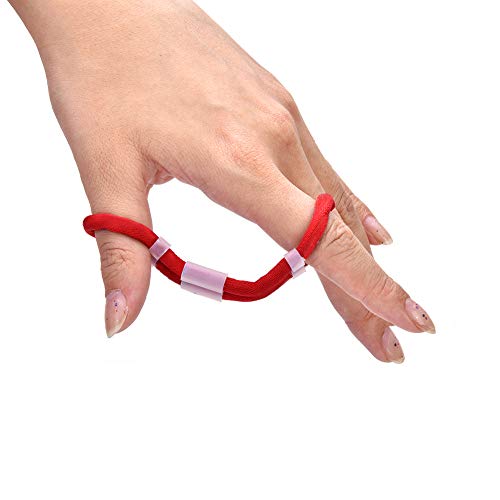 Jwthee 2 eslingas de Tiro con Arcos, lengüetas Ajustables para Entrenador, Eslinga de Dedo Ajustable para Tiro con Arcos, para Arcos recurvo, Arcos recurvo al Aire Libres (#2)