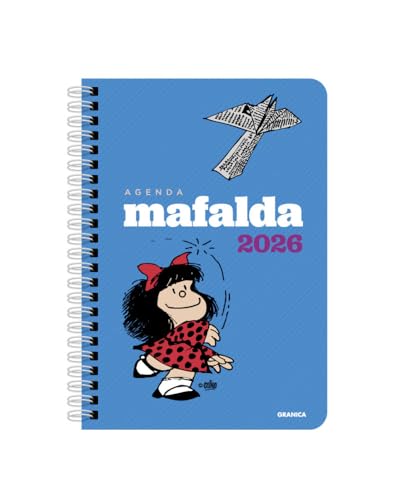 Mafalda 2026, Agenda Anillada Columnas Azul